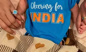 Axar Patel announces birth of baby boy Haksh Patel