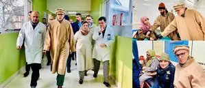 Omar Abdullah conducts surprise visit of Kashmirs premier healthcare institutions Omar Abdullah conducts surprise visit of Kashmirs premier healthcare institutions