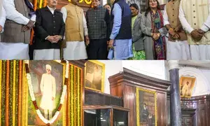 LS Speaker pays tributes to Madan Mohan Malaviya, Atal Bihari Vajpayee on their birth anniversary