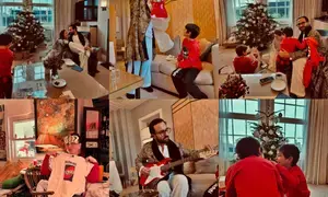 Kareena, Saif surprise Taimur with special musical gift on Christmas