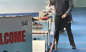 National Shooting Cships: Vijayveer wins battle of Olympians to win men’s 25m rapid fire pistol