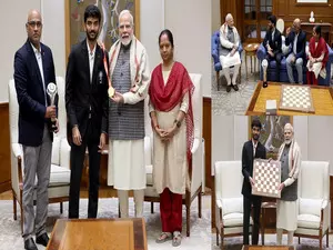 PM Modi meets World Chess Champion D. Gukesh, calls him Indias pride