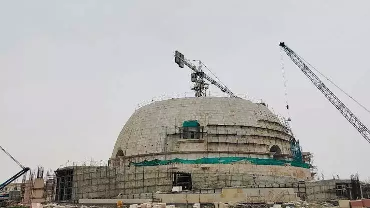 Buddha Samyak Darshan Museum-Cum-Memorial Stupa Nears Completion in Vaishali Buddha Samyak Darshan Museum-Cum-Memorial Stupa Nears Completion in Vaishali