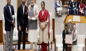 PM Modi meets World Chess Champion D. Gukesh, calls him Indias pride