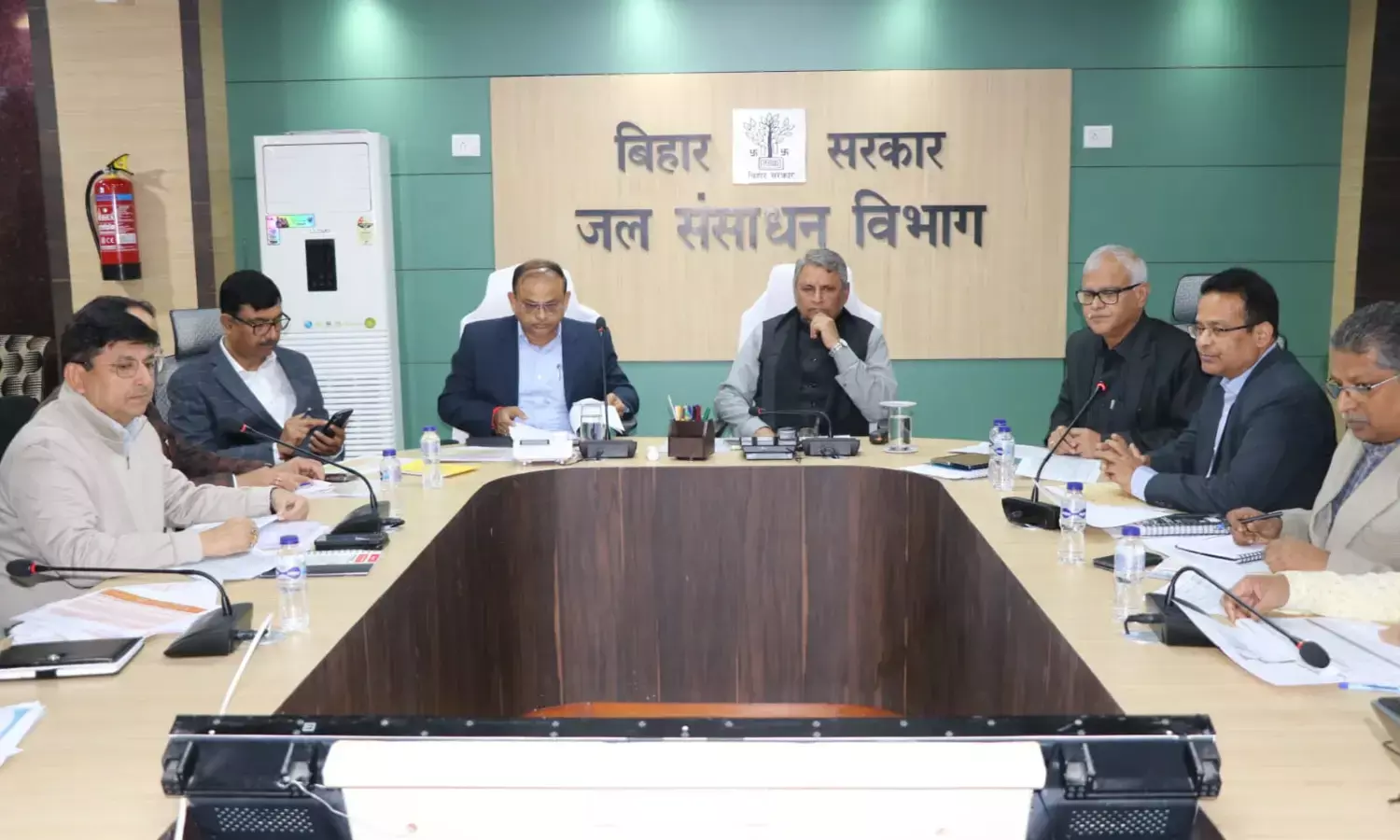 Bihar Water Resources Minister Reviews ₹50 Crore Plus Flood Protection and Irrigation Projects