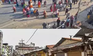 Manipur: Bandh called over killing of village volunteer cripples normal life in Imphal Valley