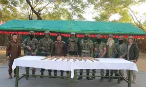 Arunachal: Security forces recover 10 sophisticated assault rifles of militants