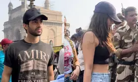 Suhana Khan-Agastya Nanda return to Mumbai after weekend getaway at Alibaug