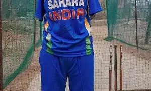 Amir Hussain Lone thanks Adani Foundation for fulfilling his dream of building cricket academy