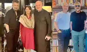 Vivek Agnihotri is ‘blessed’ to have Anupam Kher by his side