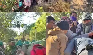 15 hurt in clash with security forces at protest against violence in Manipur