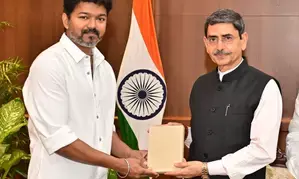 TN Raj Bhavan changing actor Vijay’s name to C. Joseph Vijay in press release is fascism: DMK student wing