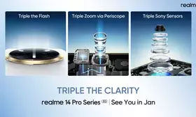 realme 14 Pro Series 5G to feature worlds first triple flash camera