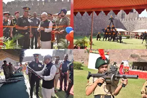 Know Your Army Mela off to a colourful start at Golconda Fort