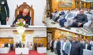 Ajay Kumar Bhalla takes oath as Manipur Governor