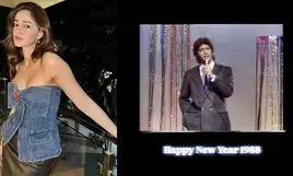 Ananya Panday shares throwback video of her father Chunky Panday hosting 80s New Year event