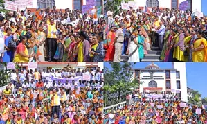 Maternal deaths: Ktaka BJP holds protest, urges Cong govt to give Rs 25 lakh ex-gratia to victims families