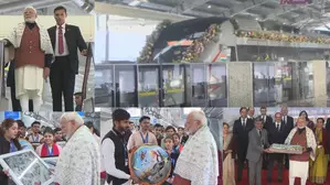 Delhi gets its first Namo Bharat corridor, PM Modi undertakes train ride Delhi gets its first Namo Bharat corridor, PM Modi undertakes train ride