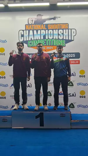 National Shooting CShip: Varun Tomar double highlights men’s air pistol day