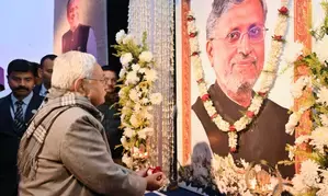 CM Nitish Kumar pays tribute to Sushil Modi on his birth anniversary
