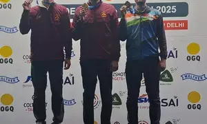 National Shooting CShip: Varun Tomar double highlights men’s air pistol day