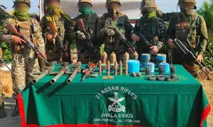 Army, other security forces recover 42 weapons, ammunition from 5 Manipur districts