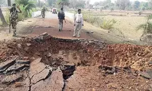 Chhattisgarh: 8 jawans, driver killed as Maoists blow up security vehicle (Lead)