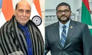 Rajnath Singh to hold  bilateral talks with his Maldivian counterpart tomorrow