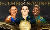 Mandhana, Sutherland, Mlaba nominated for Womens Player of December