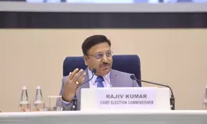 Poetic CEC Rajiv Kumar drills holes in Opposition’s allegations