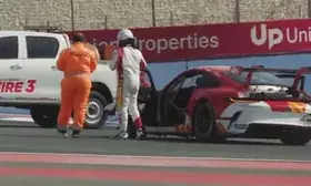 Ajith Kumars car crashes during practice session; actor escapes unscathed!