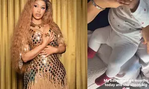 Cardi B shares video marking daughters 4-month birthday