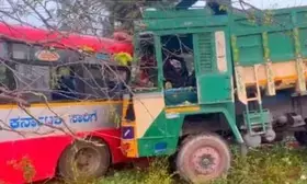 Four killed, 30 injured in truck-bus collision in Tamil Nadu