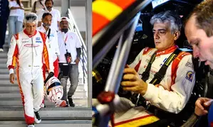 Ajith practices driver change drills; All set for 24H Dubai 2025