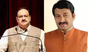 JP Nadda, Manoj Tiwari criticise Kejriwal for ‘insulting’ voters from Bihar, UP