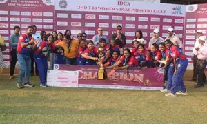 Deaf Delhi Bulls crowned champions of IDCA 2nd T10 Women’s Deaf Premier League