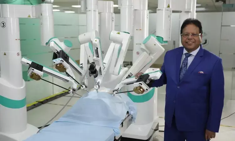 Miracle of Surgical Robotic System in India: Historical telesurgery done from 286 km away