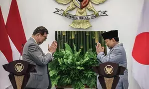 Indonesian president meets Japanese PM