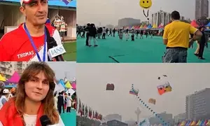 International Kite festival kicks off in Gujarat, foreign tourists have a blast