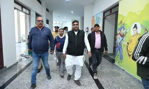 Bihar: Minister Jayant Raj inspected the Buddha Samyak Darshan Museum and Smriti Stupa in Vaishali