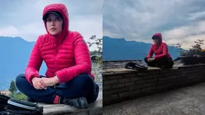 Manisha Koirala goes on a hiking trail, visits museum