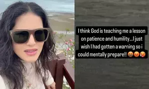 Sunny Leone thinks God is teaching her a lesson on patience, humility