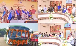 Maha Kumbh Mela: Odisha CM flags off special bus service to Ayodhya