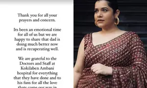 Shikha Talsania shares update on father Tiku Talsanias health