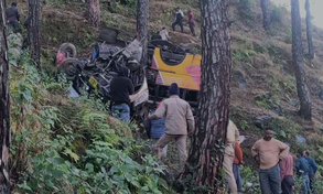 Uttarakhand: Five killed as bus falls into 100 meter deep gorge in Pauri Garhwal
