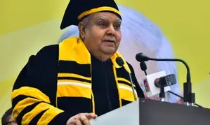 India moving rapidly towards development: Vice President Dhankhar