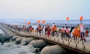 50 lakh people take dip in Sangam a day ahead of Paush Purnima