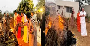 Telugu states begin Sankranti celebrations with Bhogi Telugu states begin Sankranti celebrations with Bhogi