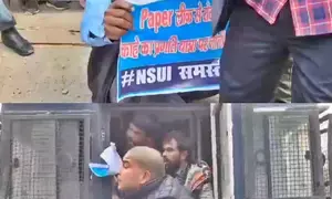 BSPC candidates shout Nitish Kumar Go Back during Bihar CMs Pragati Yatra