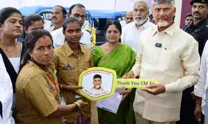 Chandrababu Naidu launches development works in native village